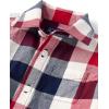 imageThe Childrens Place babyboys And Newborn Short Sleeve Button Down Shirt and Shorts 2 Piece SetAmericana Gingham