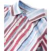 imageThe Childrens Place babyboys And Newborn Short Sleeve Button Down Shirt and Shorts 2 Piece SetRed White and Blue Stripe