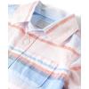 imageThe Childrens Place babyboys And Newborn Short Sleeve Button Down Shirt and Shorts 2 Piece SetSummer Dawn Stripe