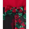 imageThe Childrens Place babygirls And Newborn Short Sleeve Dressy DressesClassic Red Floral