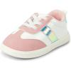 imageThe Childrens Place BabyGirls and Newborn First Steps Sneakers Walker ShoeColorblock Pink