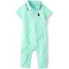 Bunny Embroidered Aqua Polo