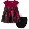 imageThe Childrens Place babygirls And Newborn Holiday DressBerry Jam