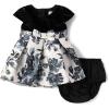 imageThe Childrens Place babygirls And Newborn Short Sleeve Dressy DressesBlack White Floral