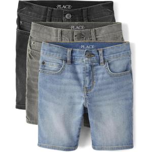 imageThe Childrens Place Boys Denim ShortsMulti Color 3pack
