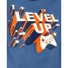 imageThe Childrens Place Boys 100 Cotton Sleeve Top and Shorts 2 Piece Pajama SetLevel Up Gamer