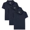 imageThe Childrens Place Boys Multipack Short Sleeve Performance PolosNautico 3pack