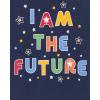 imageThe Childrens Place Baby Boys Snug Fit 100 Cotton Short Sleeve Top and Pants 2 Piece Pajama SetI Am the Future
