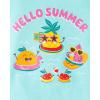 imageThe Childrens Place Baby Girls and Newborn 100 Cotton Sleeve Top and Shorts 2 Piece Pajama SetFruits