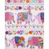 imageThe Childrens Place Baby Girls and Toddler Tie Front Denim Pull On ShortsPink Elephant Floral 2pack