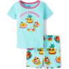 imageThe Childrens Place Baby Girls and Newborn 100 Cotton Sleeve Top and Shorts 2 Piece Pajama SetFruits