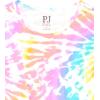 imageThe Childrens Place Girls 100 Cotton Sleeve Top and Shorts2 Piece Pajama SetRainbow Spiral