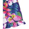 imageThe Childrens Place Girls Sleeveless Tank Top and Short 2 Piece Pajama SetPurple Tropical