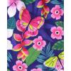 imageThe Childrens Place Girls Sleeveless Tank Top and Short 2 Piece Pajama SetPurple Tropical