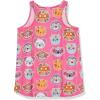 imageThe Childrens Place Girls Sleeveless Tank Top and Short 2 Piece Pajama SetRainbow Animals