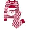 imageThe Childrens Place Baby and Kids Sibling Matching Holiday Pajama Sets CottonSanta Christmas Stripe