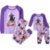 imageThe Childrens Place Baby and Kids Sibling Matching Holiday Pajama Sets CottonWitchy Cat Halloween