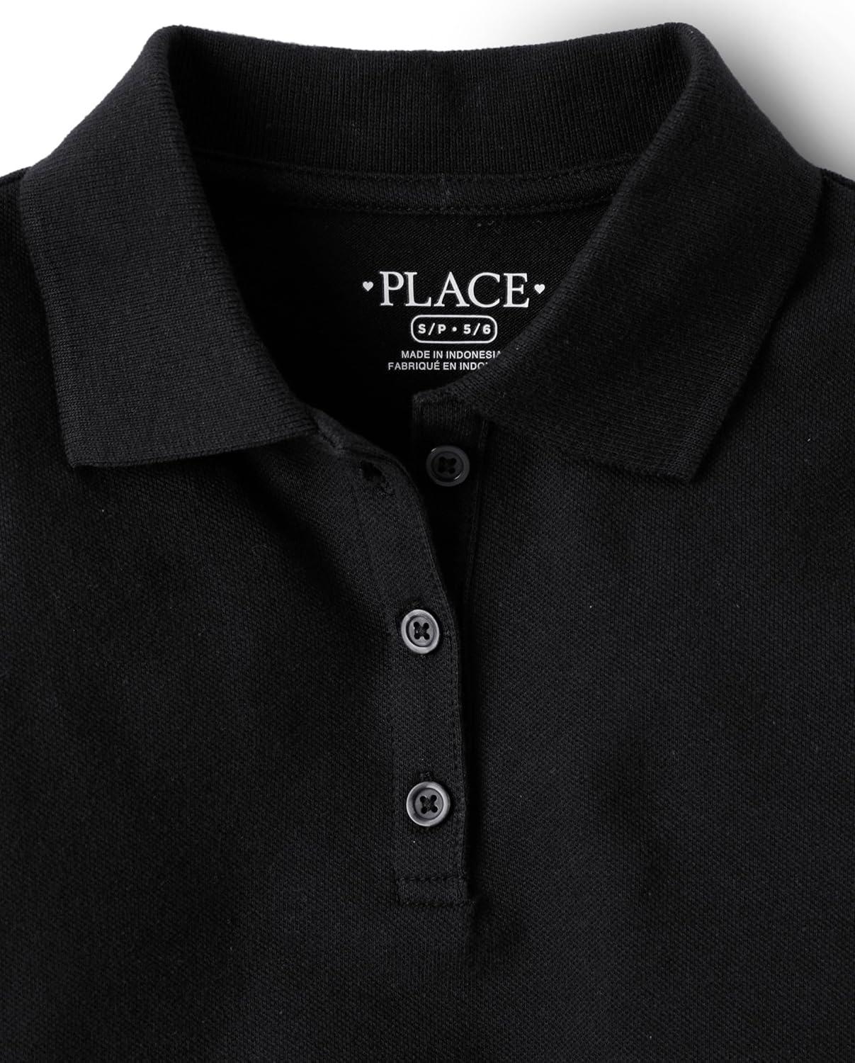 imageThe Childrens Place Multipack Short Sleeve Pique PoloSpruceshadDaybreakWhite 3pack