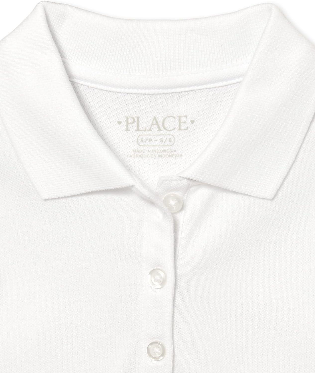 imageThe Childrens Place Multipack Short Sleeve Pique PoloWhite 2pack