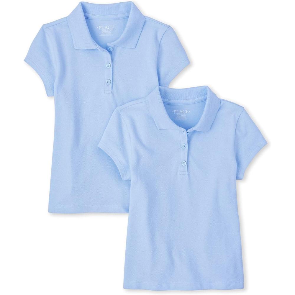 imageThe Childrens Place Multipack Short Sleeve Pique PoloDaybreak 2pack
