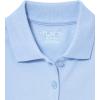 imageThe ChildrenS Place Girls Short Sleeve Picque Polo DressLt BlueTidal 2pack