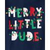 imageThe Childrens Place Baby and Toddler All HolidayBirthdays Long Sleeve Graphic TShirts2 PackDino GingerbreadMerry Dude