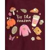 imageThe Childrens Place Baby and Toddler All HolidayBirthdays Long Sleeve Graphic TShirts2 PackTis the Season Happy Fall