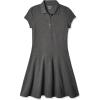 imageThe ChildrenS Place Girls Short Sleeve Picque Polo DressHeather Grey