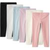 imageThe Childrens Place Baby Girls and Toddler Assorted Solid Leggings MultipacksPink Kiss 6pack
