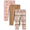 imageThe Childrens Place Baby Girls and Toddler Printed Leggings MultipacksTeddy Bear 3pack