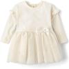 imageThe Childrens Place babygirls And Newborn Long Sleeve RomperWhite Daisy Tutu