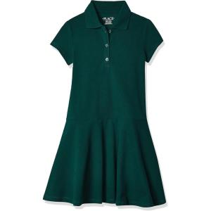 imageThe ChildrenS Place Girls Short Sleeve Picque Polo DressSpruceshad