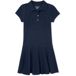 imageThe ChildrenS Place Girls Short Sleeve Picque Polo DressTidal