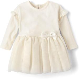 imageThe Childrens Place babygirls And Newborn Long Sleeve RomperWhite Daisy Tutu