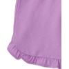 imageThe Childrens Place Baby Girls and Toddler Assorted Knit ShortsPatterned Azureous Frozen Dye Electric Violet 4pack