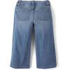 imageThe Childrens Place Baby Girls and Toddler Wide Leg JeansValley Wash
