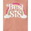 imageThe Childrens Place Baby Toddler Girl Short Sleeve Graphic TShirt 3PackBest Sis