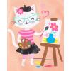 imageThe Childrens Place Baby Toddler Girl Short Sleeve Graphic TShirt 3PackCat PaintingGiraffeNear Reading
