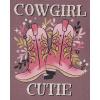 imageThe Childrens Place Baby Toddler Girl Short Sleeve Graphic TShirt 3PackCowgirl CutieCowgirl Horse 2pack
