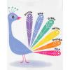 imageThe Childrens Place Baby Toddler Girl Short Sleeve Graphic TShirt 3PackPeacock ColorsCount With Me