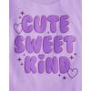 imageThe Childrens PlaceBaby Girlsand Toddler Assorted Everyday Long Sleeve Graphic TShirtsmultipacksCuteBowsSweet Kind 3Pack5 Years