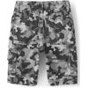 imageThe Childrens Place Baby Boys and Toddler Pull on Cargo ShortsGrey Camo