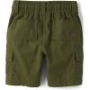 imageThe Childrens Place Baby Boys and Toddler Pull on Cargo ShortsOlive Green