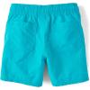 imageThe Childrens Place Boys Quick Dry Pull on Jogger Shorts 55quotAtlantis Blue