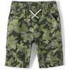 imageThe Childrens Place Baby Boys and Toddler Pull on Cargo ShortsGreen Camo
