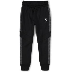 imageThe Childrens Place Boys Active Jogger PantsBlackGray Stripe