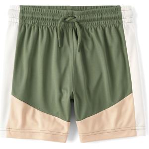 imageThe Childrens Place Boys Athletic Basketball ShortsGreenwich Colorblock