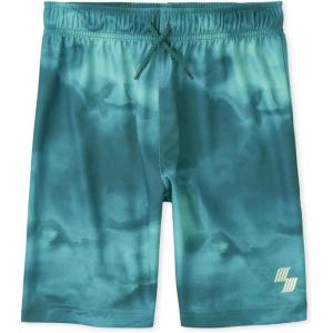 imageThe Childrens Place Boys Performance Basketball Shorts 2 PackArctic Ice