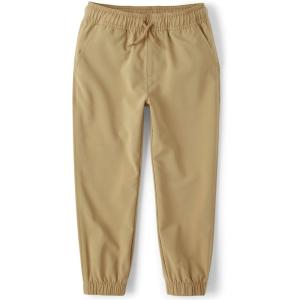 imageThe Childrens Place Boys Quick Dry Pull on Jogger PantsFlax