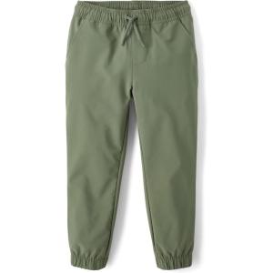 imageThe Childrens Place Boys Quick Dry Pull on Jogger PantsGreenwich